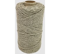 Льняной шпагат для рукоделия truEnergy крученый  1.5 мм, бобина 100 м 12554