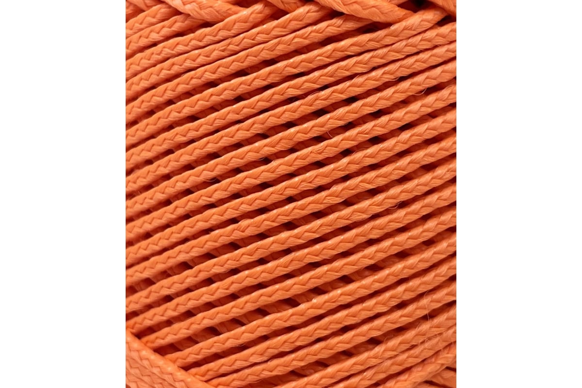 Полипропиленовый шнур truEnergy плетеный, 1.5 мм, оранжевый, бобина 100 .