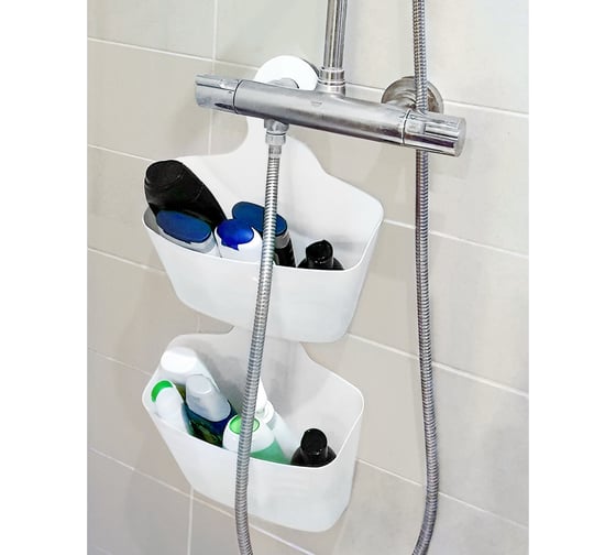 Корзинки для душа POSH 2 штуки в наборе Tatkraft 16477