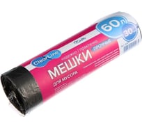 Мешки мусорные прочные черные Хит 30 шт, 60 л Clear Line 4065