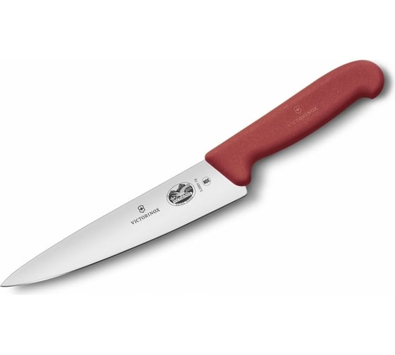 Разделочный нож Victorinox, лезвие 15 см, красный 5.2001.15