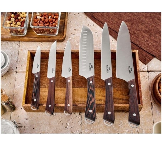 Нож сантоку Walmer Wenge 18 см W21202118