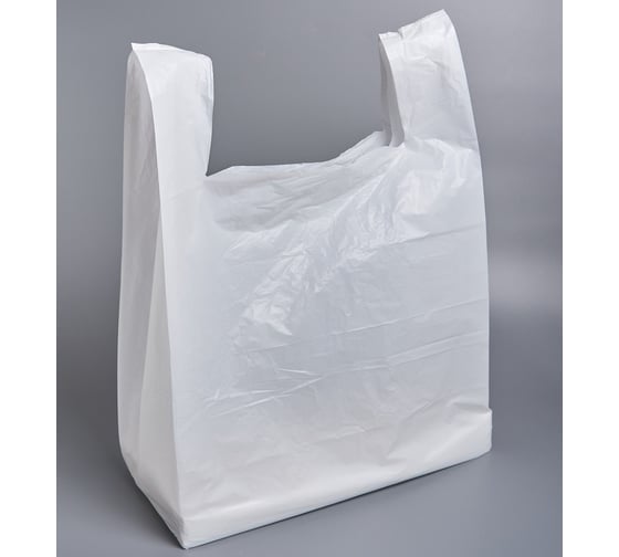 Пакет-майка PACK INNOVATION белая 42+20x65 см 18 мкм 100 шт IP00PM00V03060.23-0.100 1