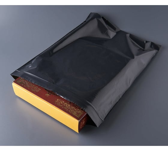 Пакет PACK INNOVATION с замком Зип лок 25x30 см 60 мкм черный металлик 1000 шт IP0CBL253060-1000