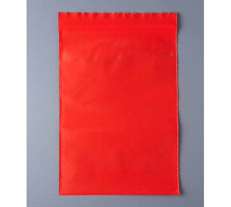 Пакет PACK INNOVATION с замком Зип лок 15x20 см 100 мкм красный металлик 100 шт IP0CBL1520100-100
