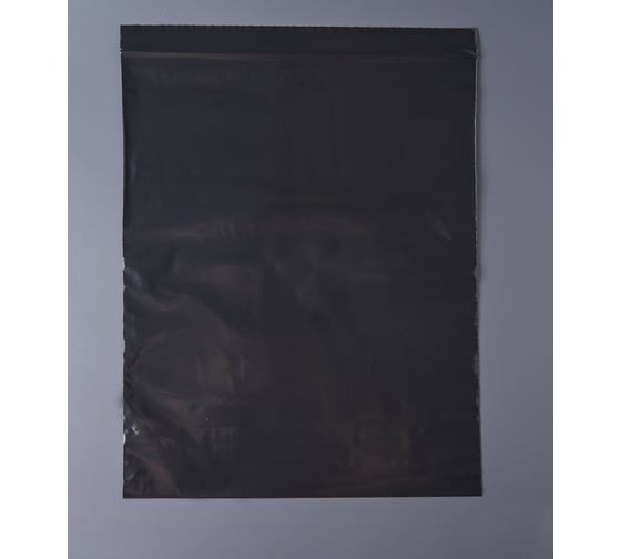 Пакет PACK INNOVATION с замком Зип лок 25x30 см 60 мкм черный металлик 50 шт IP0CBL253060-50 1