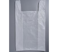 Пакет-майка PACK INNOVATION 42+20x65 см 18 мкм белая для ПВЗ, магазина 500 шт IPPMV03060.23-5