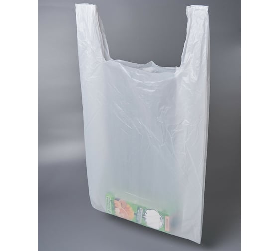 Пакет-майка PACK INNOVATION 40+20x70 см 17 мкм белая для ПВЗ, магазина 300 шт IPPMV402070.17-3