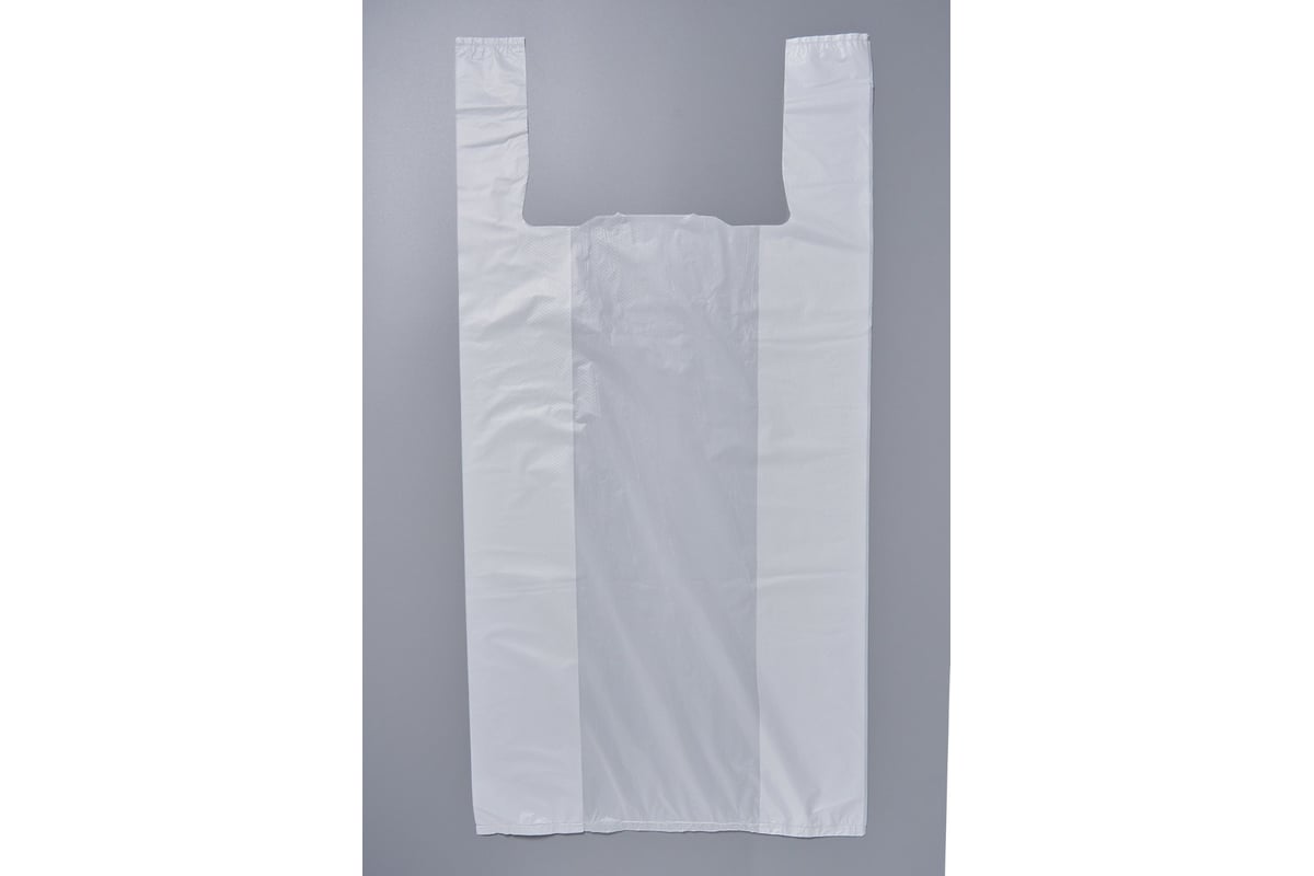 Пакет-майка PACK INNOVATION 30+16x58 см 19 мкм белая для ПВЗ, магазина ...