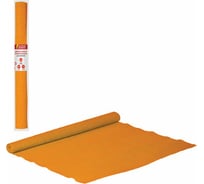 Гофрированная бумага для флористики ОСТРОВ СОКРОВИЩ 110 г/м2, оранжевая, 50х250 см 129149