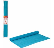 Гофрированная бумага для флористики ОСТРОВ СОКРОВИЩ 110 г/м2, голубая, 50х250 см 129147