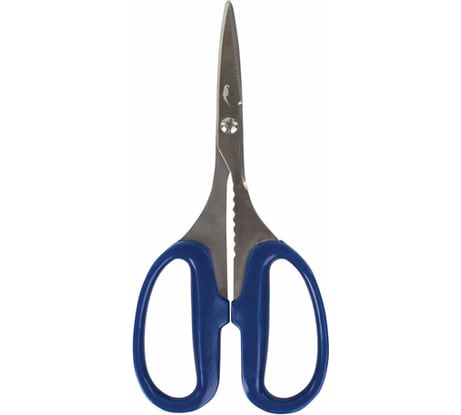Ножницы для хобби и рукоделия ОСТРОВ СОКРОВИЩ 165 мм, 3-х сторонняя заточка, синие 237106