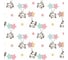 Мелованная упаковочная бумага ЗОЛОТАЯ СКАЗКА Funny Animals 70х100 см, 5 дизайнов, 70 г/м2 591594 3
