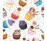 Мелованная упаковочная бумага ЗОЛОТАЯ СКАЗКА Sweets 70х100 см, 5 дизайнов, 70 г/м2 591596 4