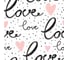 Мелованная упаковочная бумага ЗОЛОТАЯ СКАЗКА Love 70х100 см, 5 дизайнов, 70 г/м2 591595 2