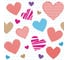 Мелованная упаковочная бумага ЗОЛОТАЯ СКАЗКА Love 70х100 см, 5 дизайнов, 70 г/м2 591595 4