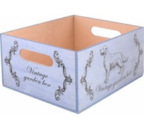 Декоративный ящик МУЛЬТИДОМ Верный друг размер 30х23,5х14,5 см МТ18-47