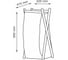 Корзина на ножках Нау (Nau) WasserKraft WB-772-L 3