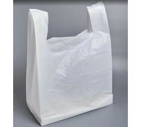 Пакет-майка для ПВЗ, магазина PACK INNOVATION 42+20x75 см 17 мкм белая 500 шт IPPMV422075.17-5
