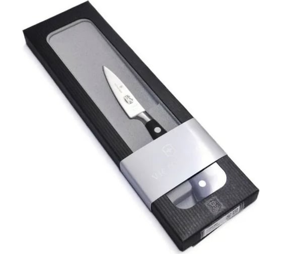 Нож для овощей и фруктов Victorinox Grand Maître кованый, 8 см, чёрный 7.7203.08G