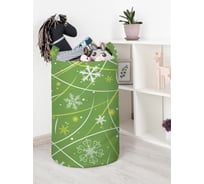 Корзина для игрушек JoyArty "Приятные снежинки" 40x60 см  toba_373160_L