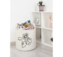 Корзина для игрушек JoyArty "Девушка загадка" 35x35 см  toba_385286_S