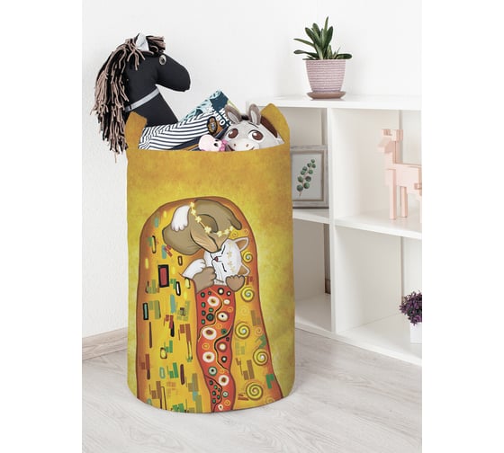 Корзина для игрушек JoyArty "Поцелуй котиков" 40x60 см  toba_385273_L 1