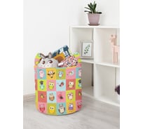 Корзина для игрушек JoyArty "Совята" 35x35 см  toba_386887_S