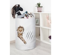 Корзина для игрушек JoyArty "Озорной кот" 40x60 см  toba_385295_L
