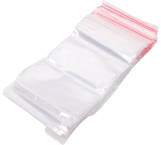 Пакеты с замком Zip Lock Четыре сезона ПВД 10x15 см, 35 мкм, 100 шт 09-7010