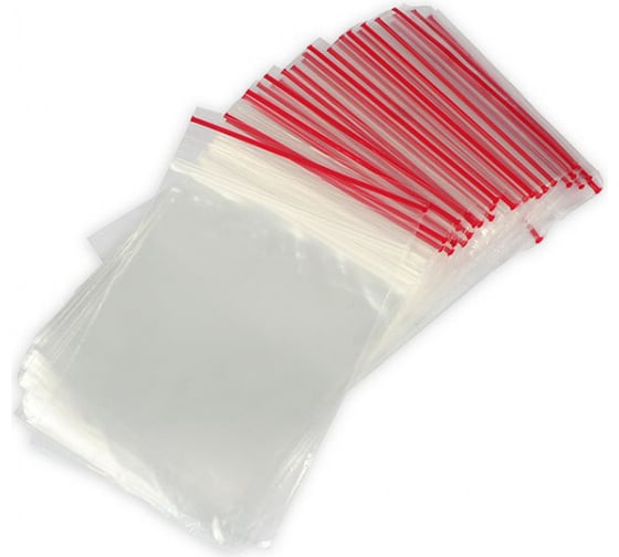 Пакеты с замком Zip Lock Четыре сезона ПВД 12x17 см, 35 мкм, 100 шт 09-7012