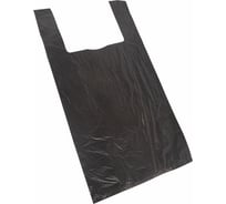 Пакет-майка Четыре сезона ПНД 30x60, 15 мкм, черный, 100 шт 61-0205