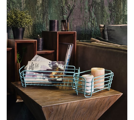Органайзер Moroshka Biruza 23.3x12x10 см, цвет бирюзовый 929-014-03