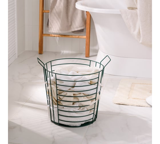 Корзина Moroshka Infinity 46.3x36.9x40.6 см, цвет зеленый 907-014-02