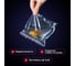 Пакеты BRAUBERG EXTRA ZIP LOCK зиплок, прочные, комплект 100 шт, 12x17 cм, ПВД, 60 мкм 608171 5