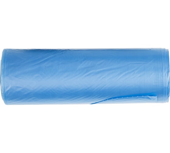 Мешки для мусора с ушками ULTRA 60 л, синие, 20 шт, прочные, ПНД, 14 мкм, 60x76 см LAIMA 607690
