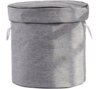 Ящик для хранения вещей ZDK Homium серый, с ковриком, складной короб ourbo01