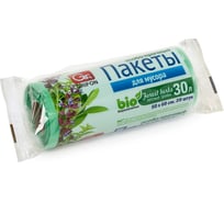 Пакеты для мусора Лесные травы, 30 л, 20 шт в рулоне, 5 шт в упаковке GRIFON 100-032_5