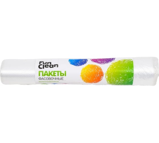 Фасовочные пакеты Fun Clean 24х37 см, 100 шт в рулоне 6401 1