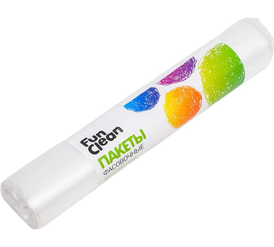 Фасовочные пакеты Fun Clean 24х37 см, 100 шт в рулоне 6401