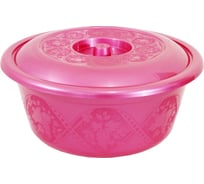 Таз Милих Пластик 18 л с крышкой 8118