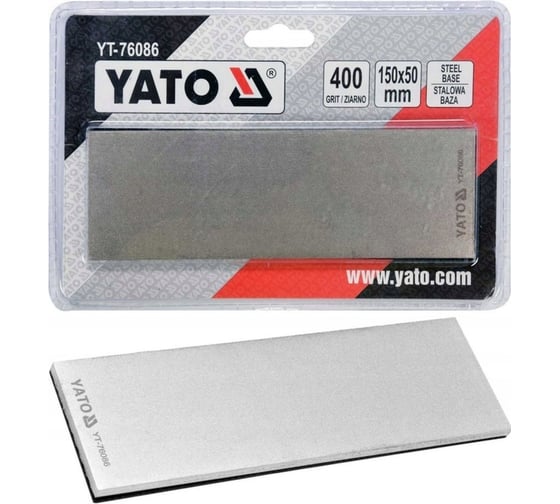 Алмазный заточной брусок YATO 150x50 мм, G/400 YT-76086