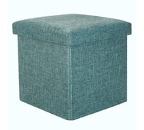 Короб складной ГЕЛЕОС, размер 30x30x30 см, бирюзовый ПУФ-31-ГЛ