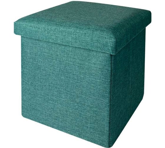 Складной короб ГЕЛЕОС 38x38x38 см, бирюзовый ПУФ-38-ГЛ 1