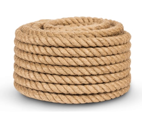 Джутовая веревка ЩИТ Д 3-прядная, диаметр 12 мм, в отрезках по 15 м ЦН 13741-1