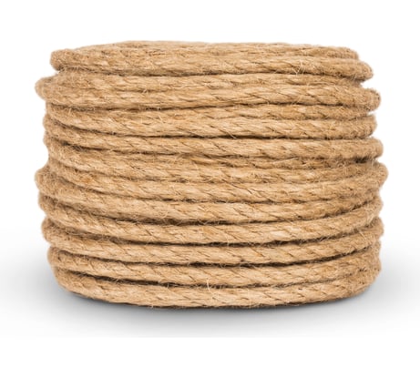 Джутовый канат ЩИТ ДТ тросовой свивки, диаметр 5 мм, в отрезках по 15 м ЦН 13739-1