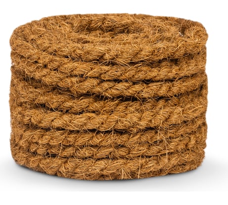 Кокосовая веревка ЩИТ диаметр 10 мм, в отрезках по 15 м ЦН 13756-1