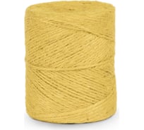 Джутовый шпагат ЩИТ ШД 1.2 ктекс, П 2 пол. 2-ниточный, в бобине, по 0.2 кг, желтый ЦН 13797-1