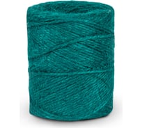 Джутовый шпагат ЩИТ ШД 1.2 ктекс, П 2 пол. 2-ниточный, в бобине, по 0.2 кг, зеленый ЦН 13798-1