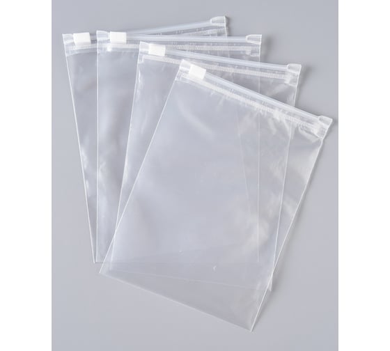 Пакет PACK INNOVATION с бегунком 15x20 см 70 мкм ПВД прозрачный Zip слайдер 15 шт IPSLDR152070-15 1